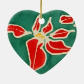 kerstRoos Keramisch Ornament (Achterkant)