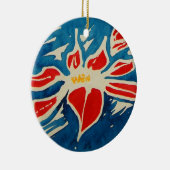 kerstRoos Keramisch Ornament (Rechts)