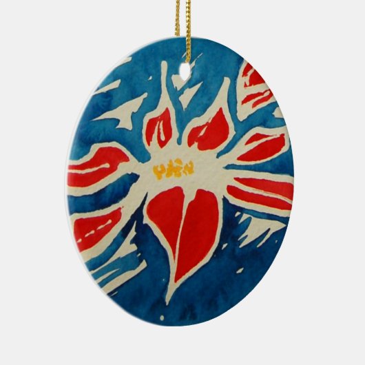 kerstRoos Keramisch Ornament (Rechts)