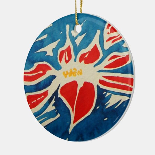 kerstRoos Keramisch Ornament (Links)