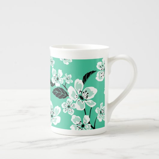 KERSTROOS - SAKURA (MUNT) PORSELEIN KOP (Rechts)