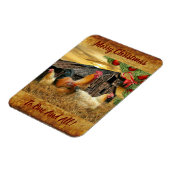 kerstrooster Hen Barn Coop Boerderij Magneet (Linkerzijde)