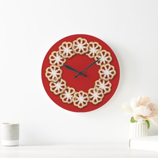 Kerstrosette Cookies Grote Klok (Huis)