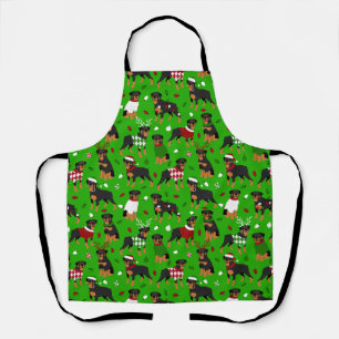 Kerstrottweiler Apron Schort