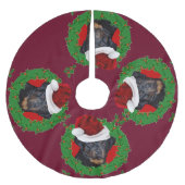 Kerstrottweiler Kerstboom Rok (Voorkant)