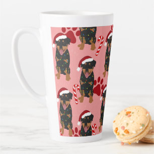 Kerstrottweiler Latte Mok