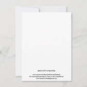 kerstrottweiler w / santa hat , redbow , sneeuw kaart (Achterkant)