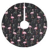 Kerstroze flamingo kerstboom rok (Voorkant)