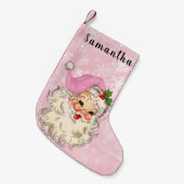 kerstroze kleine kerstsok (Voorkant (Hangend))