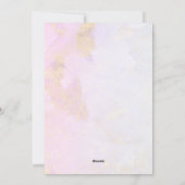 Kerstroze Waterverf 5 Foto Ornament Holiday Feestdagenkaart (Achterkant)