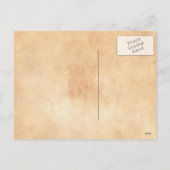 kerstRozen Claude Monet bloemen schilferen Feestdagenkaart (Achterkant)