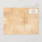 kerstRozen Claude Monet bloemen schilferen Feestdagenkaart (Achterkant)