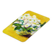kerstRozen Claude Monet bloemen schilferen Magneet (Linkerzijde)