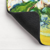 kerstRozen Claude Monet bloemen schilferen Muismat (Hoek)