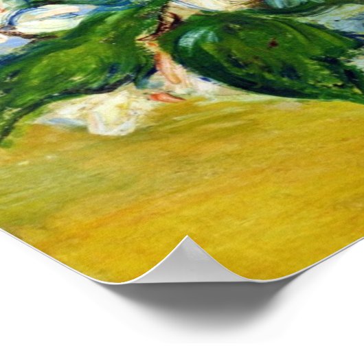 kerstRozen - Claude Monet Poster (Hoek)