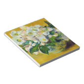 Kerstrozen (door Claude Monet) Notitieblok (Schuin)