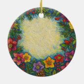 Kerstrozen Familie Ornament (Achterkant)