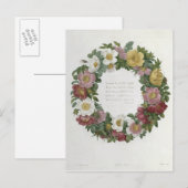 kerstRozen Feestdagenkaart (Voorkant / Achterkant)