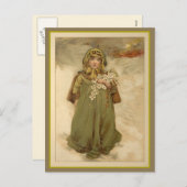 kerstRozen Feestdagenkaart (Voorkant / Achterkant)