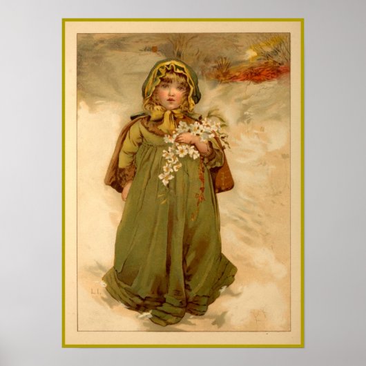 kerstRozen Poster (Voorkant)