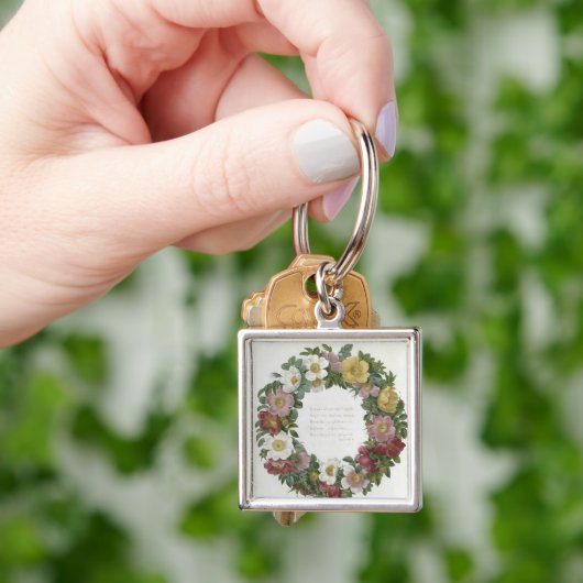 kerstRozen Sleutelhanger (Hand)