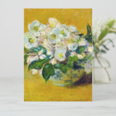 Kerstrozen (van Claude Monet) Kaart (Staand voorkant)