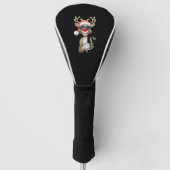 KerstRudolph Golfheadcover (Voorkant)