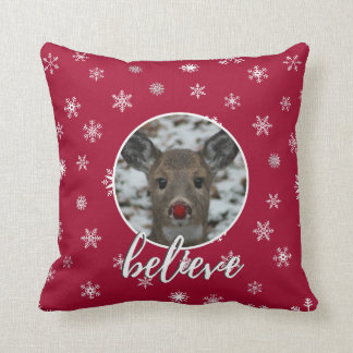 Kerstrudolph Pillow | Geloof Sierkussen