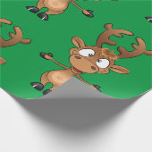 Kerstrudolph Red Nose Reindeer Cadeaupapier (Hoek)