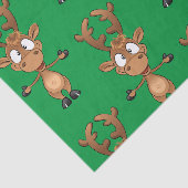 Kerstrudolph Red Nose Reindeer Tissuepapier (Detail)