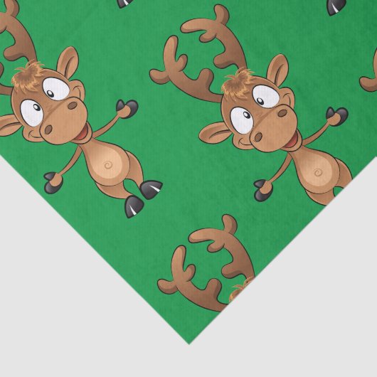 Kerstrudolph Red Nose Reindeer Tissuepapier (Detail)