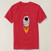 Kerstruimte - Kerstmis - Santa Space - gehemelte T-shirt (Design voorkant)