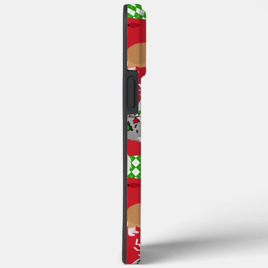 Kerstruw collie Case-Mate iPhone case (Achterkant / Rechts)