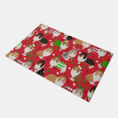 Kerstruw collie deurmat (Schuin)