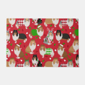 Kerstruw collie deurmat (Voorkant)