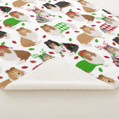 Kerstruw Collie Sherpa Blanket Deken (3/4)