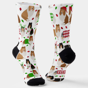 Kerstruw collie Socks Sokken