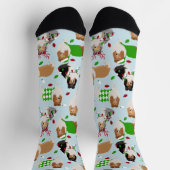 Kerstruw collie sokken (Top)
