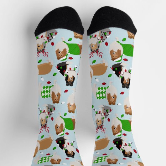 Kerstruw collie sokken (Top)