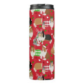 Kerstruw collie thermosbeker (Achterkant)