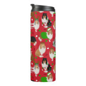 Kerstruw collie thermosbeker (Geroteerd rechts)