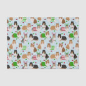 Kerstruw Collie Tissue Paper Tissuepapier (Voorkant)