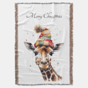 Kerstsafari met een knus tintje, op maat gemaakt deken