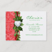 Kerstsalon met kaartje voor cadeaus Damashart (Achterkant)