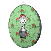 kerstsanta Alpaca Dartbord (Voorkant Rechts)
