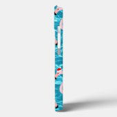 kerstsanta flamingo Case-Mate iPhone case (Achterkant / Links)