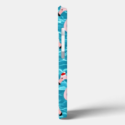 kerstsanta flamingo Case-Mate iPhone case (Achterkant / Links)