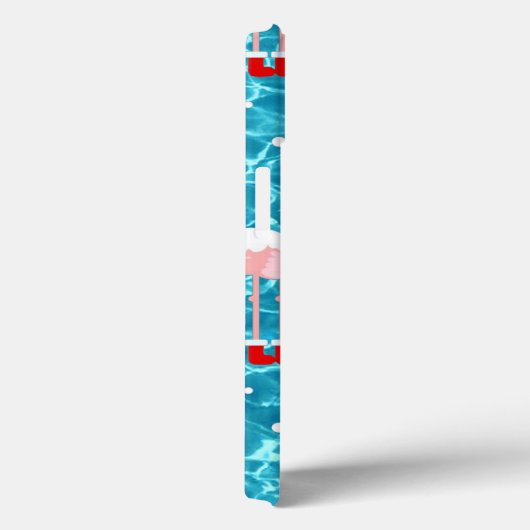 kerstsanta flamingo Case-Mate iPhone case (Achterkant / Rechts)