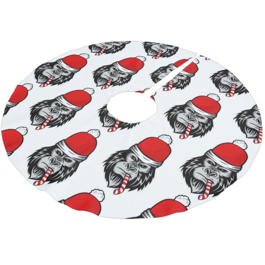 kerstsanta gorilla kerstboom rok (Gekanteld)