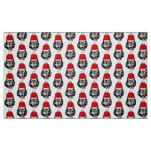kerstsanta gorilla stof (Fat Quarter)